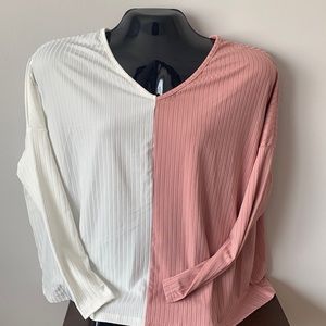 NWOT 2 colored top